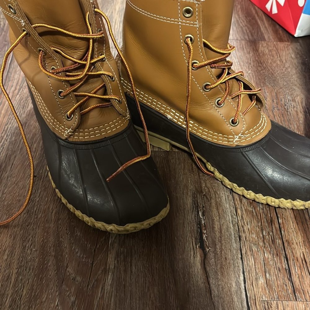 L.L. Bean Women's Duck Boots - Brown and Tan